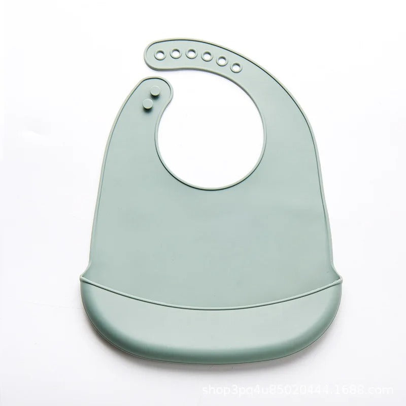 Bavoir_en_Silicone_pour_bebe_vert