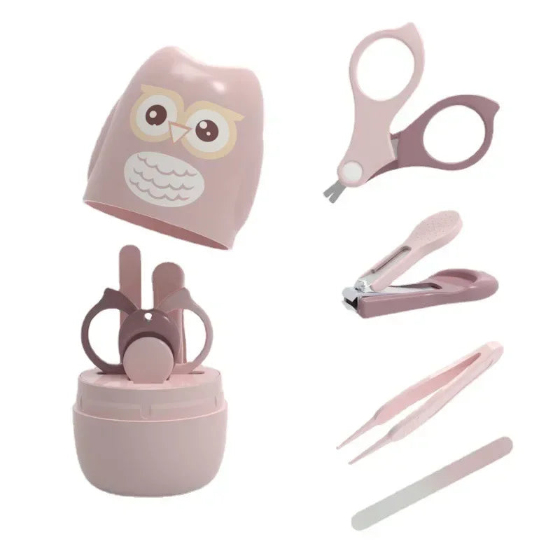 Kit de ciseaux à ongles pour bébés, coupe-ongles Portable, pince à épiler avec boîte, Kit de manucure pour enfants, santé sûre