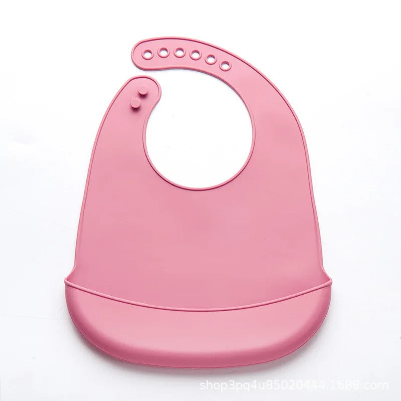 Bavoir_en_Silicone_pour_bebe_rose