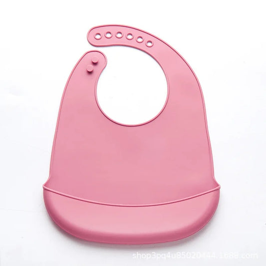 Bavoir_en_Silicone_pour_bebe_rose