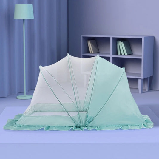 Moustiquaire-de-lit-pour-bebe-vert-occulant