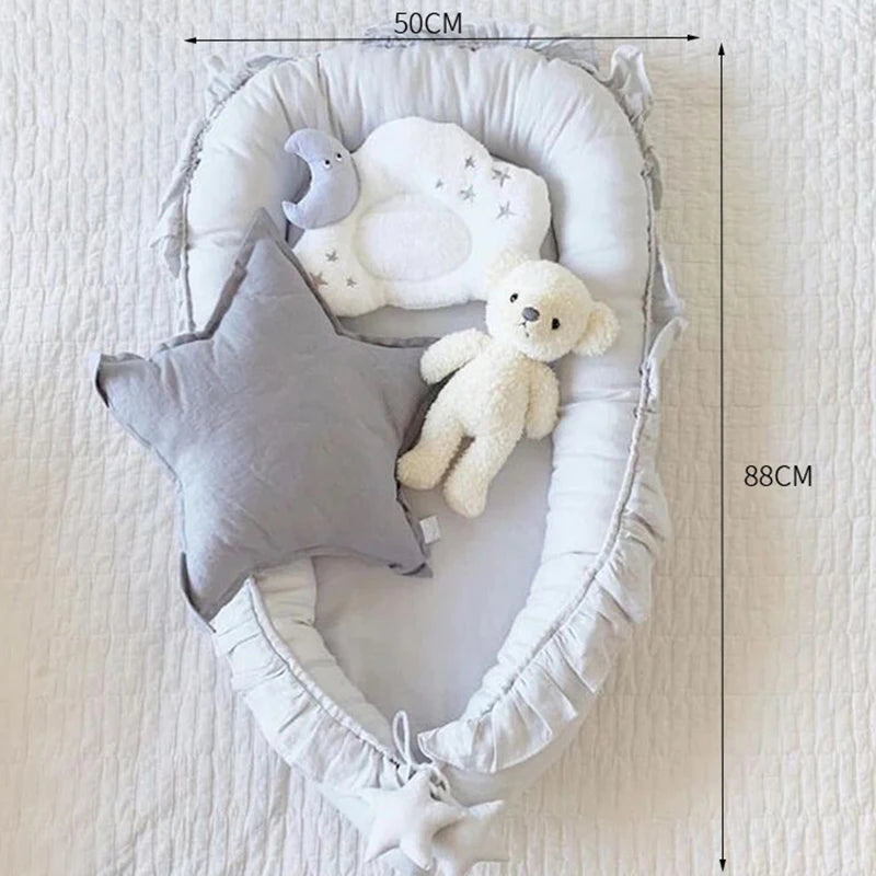 Nouveau-né nid de bébé Portable lit de bébé lit de voyage Mini berceaux pour le bébé nouveau-né choses cocon pour bébé cocon de couchage pour 0-12 mois
