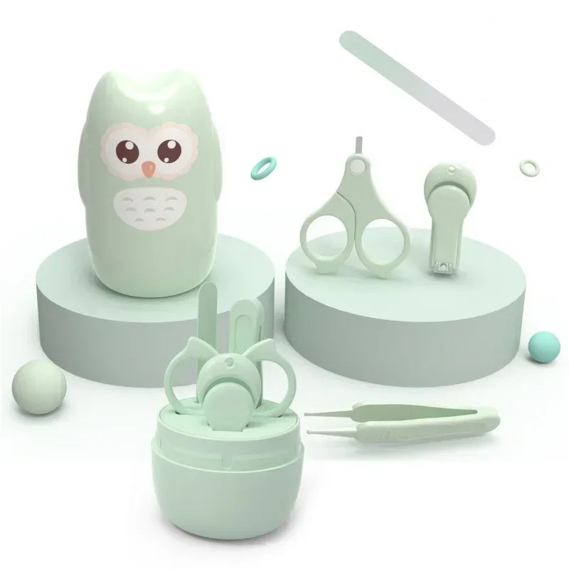 Kit de ciseaux à ongles pour bébés, coupe-ongles Portable, pince à épiler avec boîte, Kit de manucure pour enfants, santé sûre