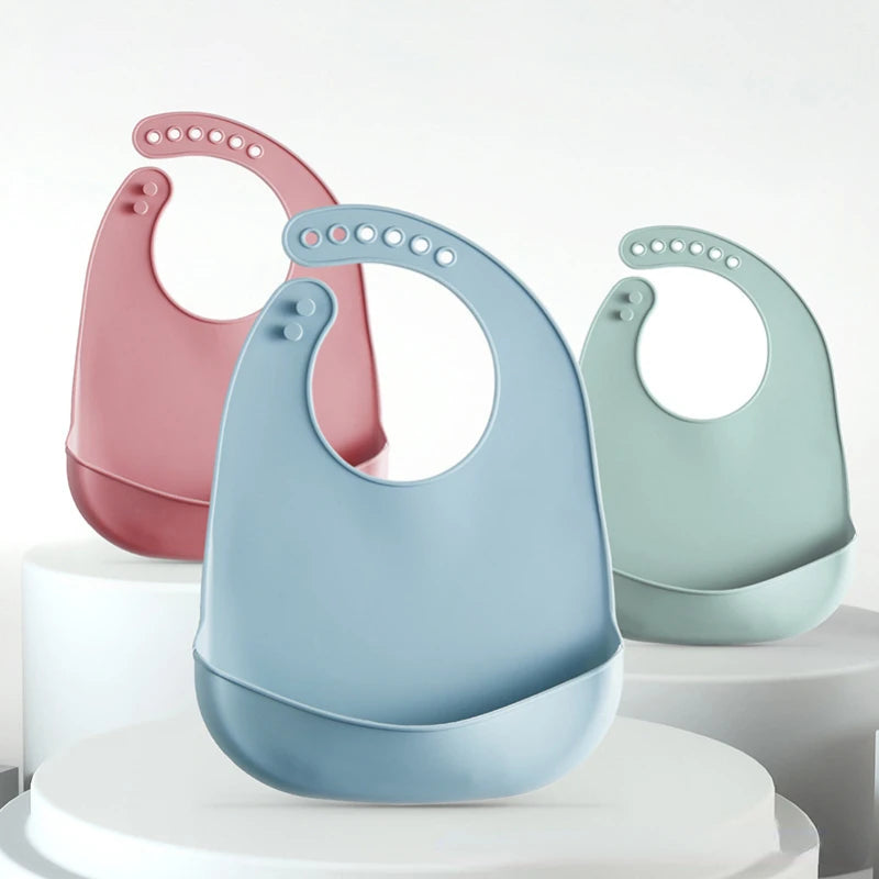 Bavoir en Silicone pour bébé