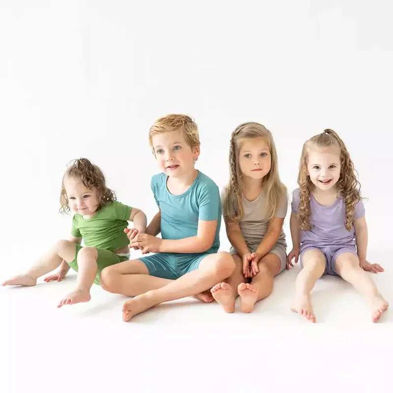 Pyjamas couleurs unies pour enfant