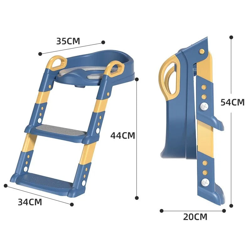 Escabeau de toilette pliable et réglable pour enfants
