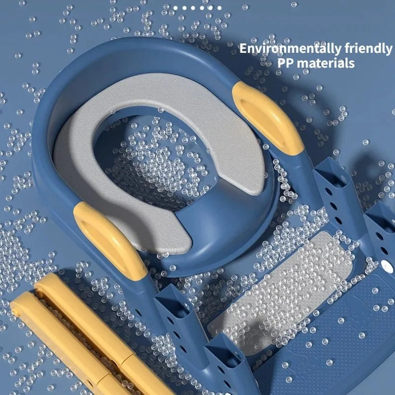 Escabeau de toilette pliable et réglable pour enfants