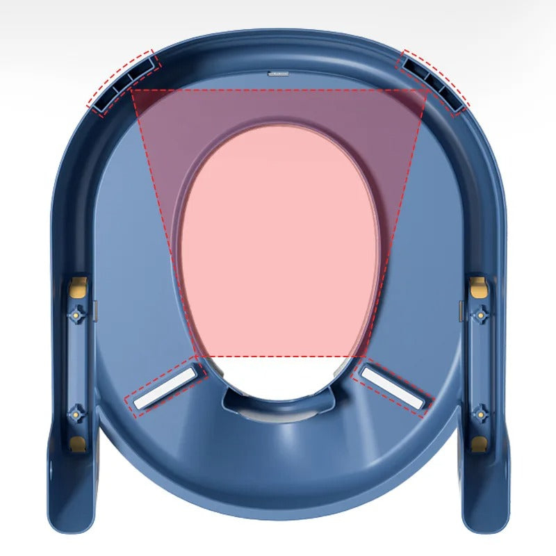 Escabeau de toilette pliable et réglable pour enfants